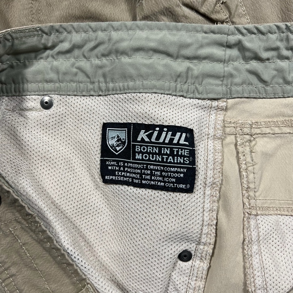 Kuhl RAMBLR Khakis Shorts Outdoor Hiking Mens Size 34 9” Inseam 8 Pocket - Picture 8 of 15